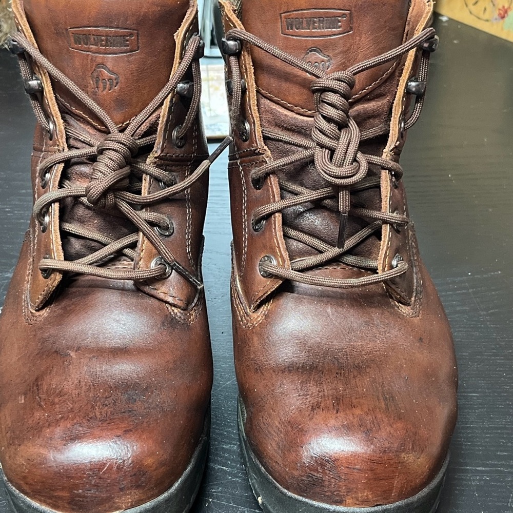 Wolverine Men's Dark Brown Leather Boots